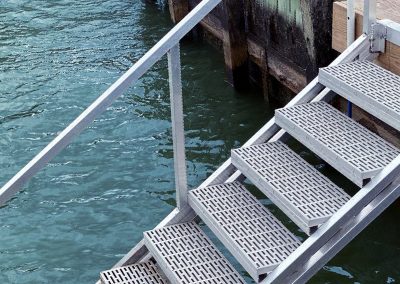 The boat lift company lake conroe livingston houston town ponds aluminum stairs